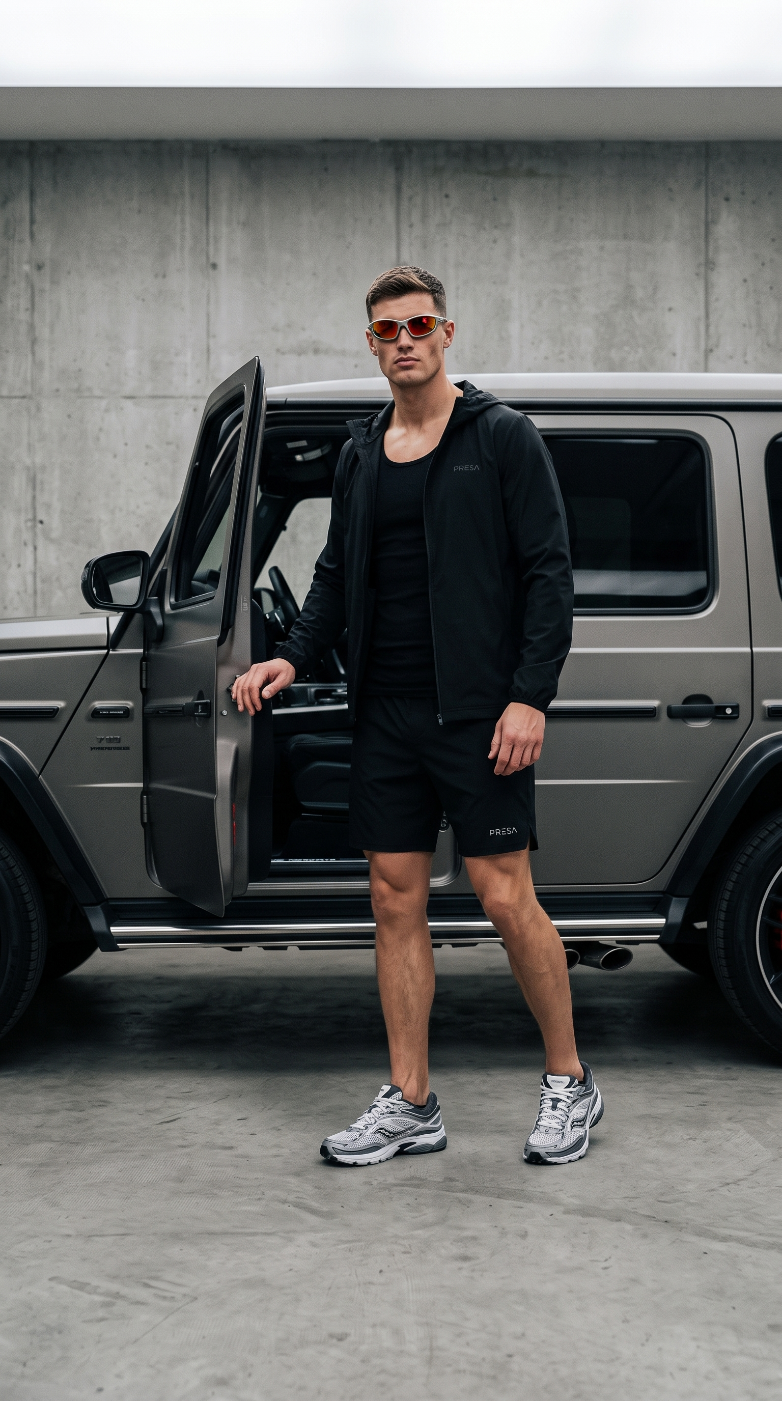 PRESA activewear, worn.